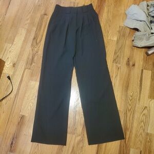 Black Emporio Armani Dress Pants Size 6 (28" Waist), Extra Long Inseam (36")